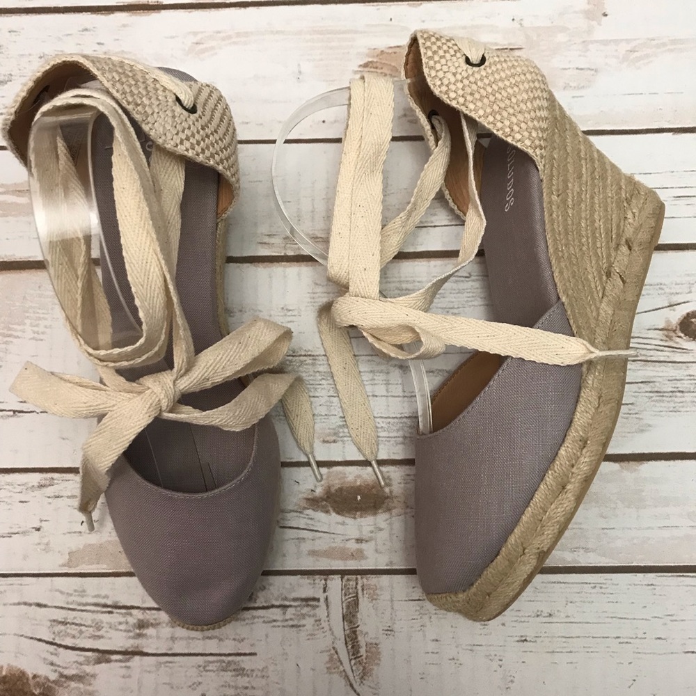 Soludos Lace-up Wedge Sandal B2-12-21